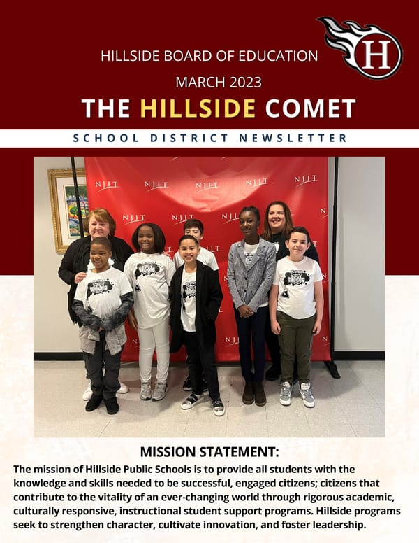 The Hillside Comet - March 2023 - Page 1